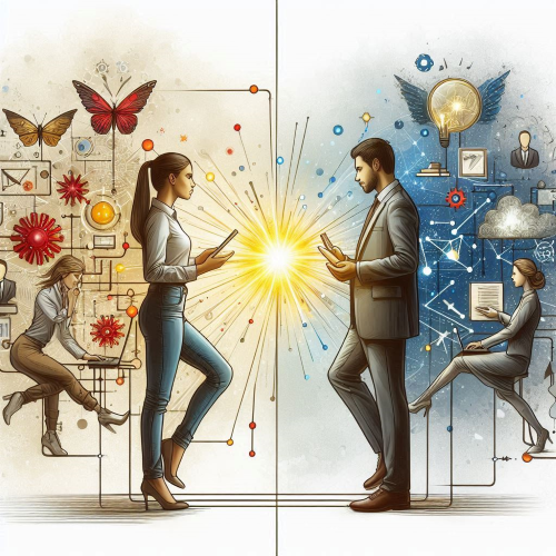 Communication is a process of negotiating to create shared understanding [Image: CoPilot]