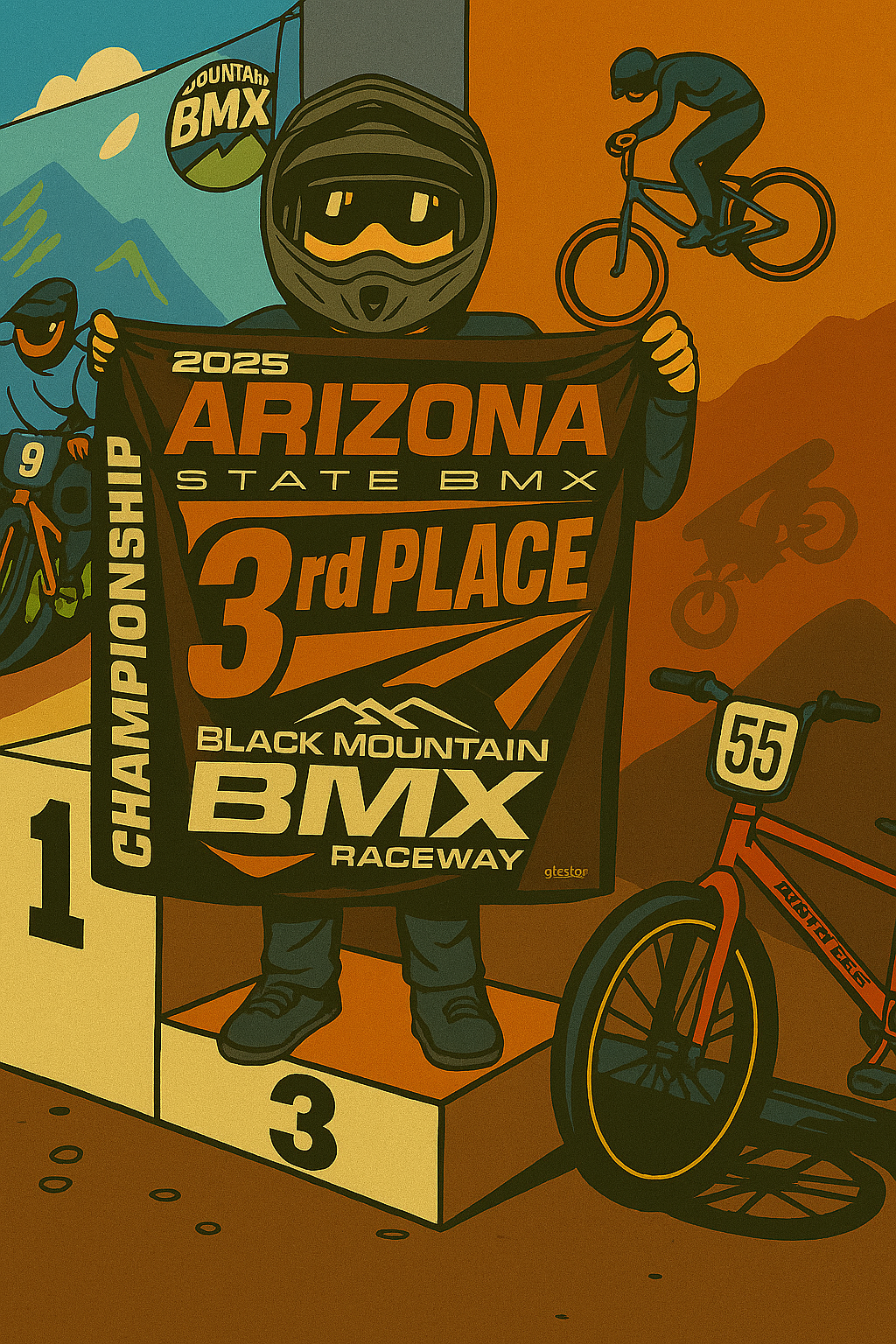 A podium finish proves change leadership isn’t just strategy—it’s lived experience. [Image by Copilot from a photo by Penny Duncan]