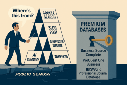 A polished analysis built on public domain data is a house of cards. It may look impressive—until a single question exposes the weakness of the sources. Defensible, premium evidence provides the solid foundation that withstands scrutiny. [Image: Copilot]