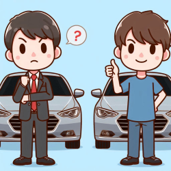Two customers who bought the same car: One is loyal and satisfied due to exceptional service and communication. The other is dissatisfied due to unmet expectations. Understanding customer experiences through market research helps brands enhance loyalty and satisfaction, and convert dissatisfied customers into brand advocates. [Image: Copilot]