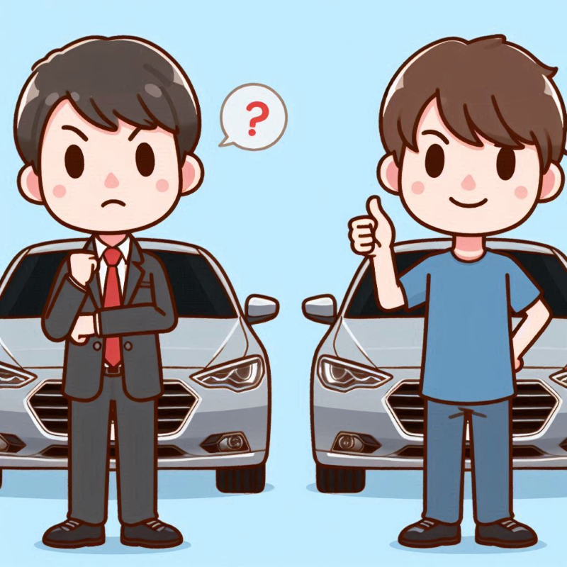Two customers who bought the same car: One is loyal and satisfied due to exceptional service and communication. The other is dissatisfied due to unmet expectations. Understanding customer experiences through market research helps brands enhance loyalty and satisfaction, and convert dissatisfied customers into brand advocates. [Image: Copilot]