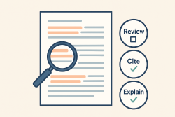 Similarity reports highlight areas to review—not verdicts to judge. Focus on understanding, explanation, and your own analysis [Image: Copilot]